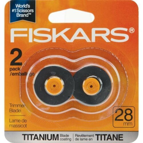 2pc Fiskars 9596 Personal Paper Trimmer Replacement Blades